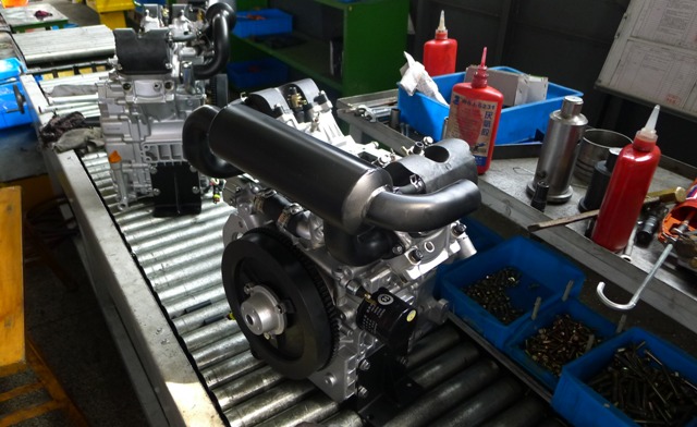 two cylinder water cooled
